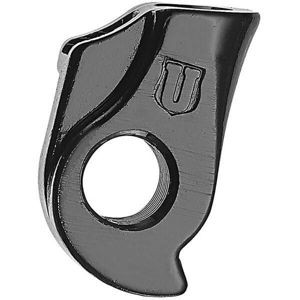 M Part gear hanger for Lapierre bikes, durable replacement frame protector, metal component designed for bike gear shifting.