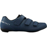 Shimano RC1 unisex road cycling shoes with stiffness 6 sole, black with Shimano branding, designed for competitive riding.