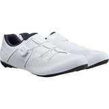 Shimano RC3 road cycling shoes with BOA dial and reflective print, featuring sleek design and breathable upper for performance riding.