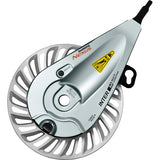 Shimano Nexus BR-C6001-F-DX front roller brake with M10 lock nut for hub mounting, bike component, close-up view.