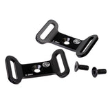 Problem Solvers Bowtie Strap Anchors for bikepacking cages, durable accessories for cargo strap mounting on bike racks.