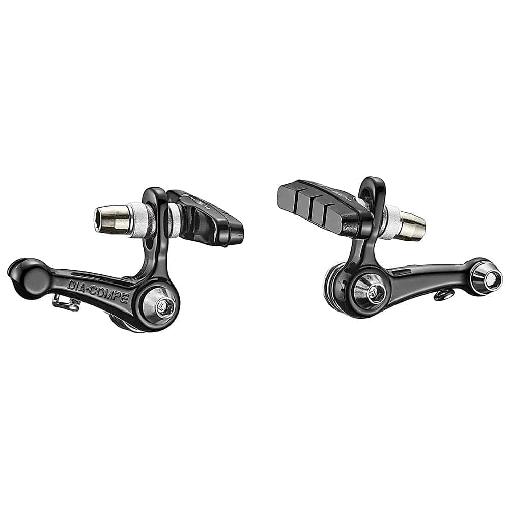 Dia-Compe DC980 cantilever brakes with dual spring tension adjustment and cables, bike component for reliable stopping power.