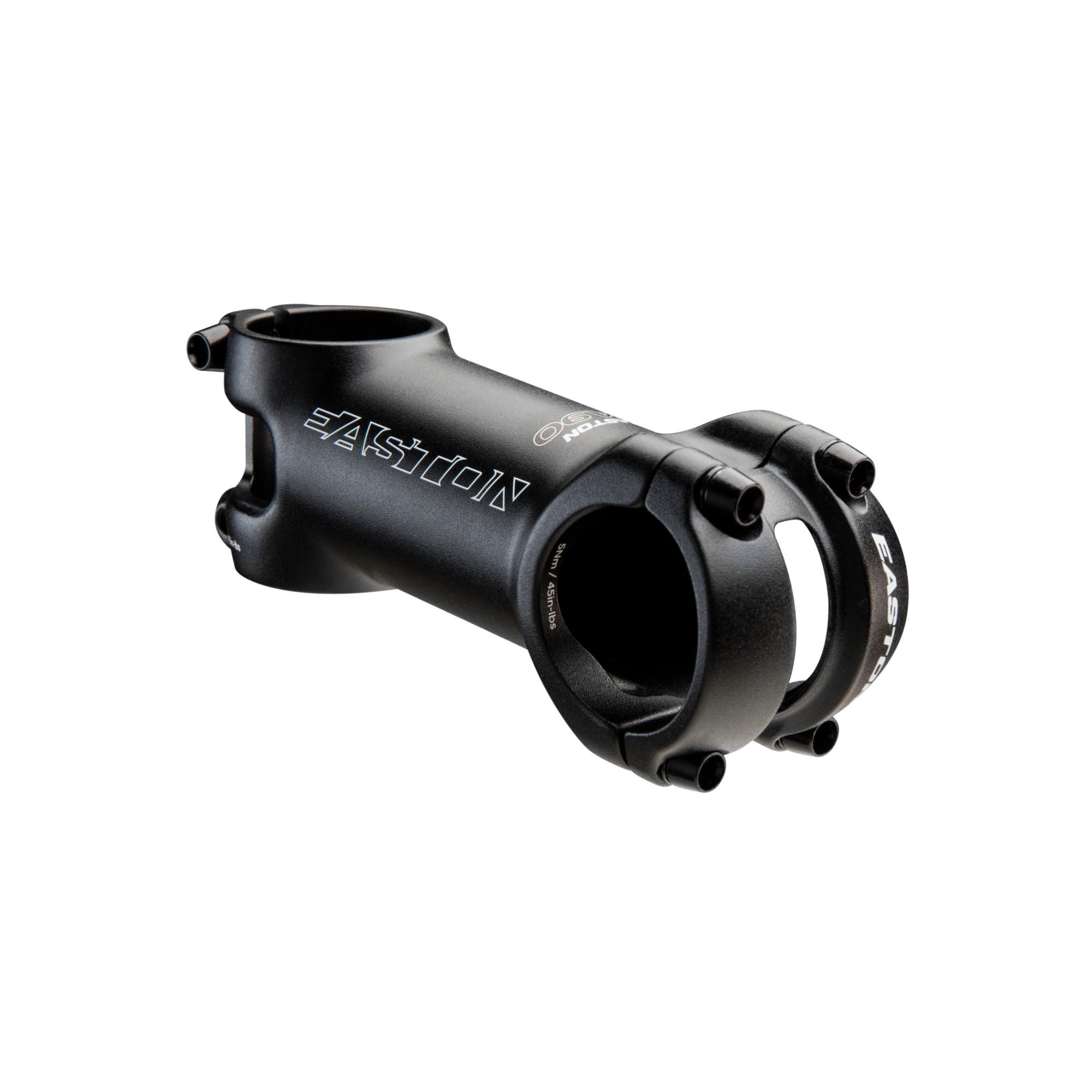 Easton EA90 Alloy bike stem with integrated Garmin mount, lightweight cycling component, showing the sleek metal design and Garmin attachment