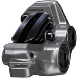Shimano XTR BR-M9220 4-pot hydraulic disc brake caliper for front or rear post mount bicycle braking system.
