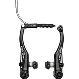 Shimano Deore BR-T610 V-Brakes with S70C pads for mountain bike stopping power, shown with brake arms and pads.