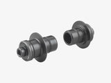 Bontrager Aeolus Pro front hub 5mm QR conversion end cap kit in black, designed for 100mm old axle width.