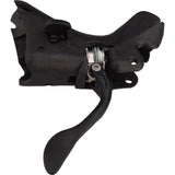 Campagnolo Athena Veloce Centaur 11-speed replacement ergos for shifters, showing close-up of black ergonomic components.