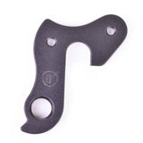 Wheels Manufacturing black CNC machined derailleur hanger dropout for bicycle components, replaceable and designed for durability.