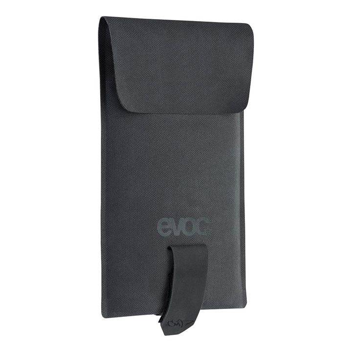 EVOC Phone Pouch 2023 in black, waterproof and reflective cycling accessory, eco-friendly material, designed for secure phone storage