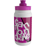 Elite Fly Racing water bottle for cyclists, BPA-free hydration bidon, with a sleek design and easy-to-use cap.