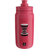 Elite Fly Racing water bottle for cyclists, BPA-free hydration bidon in black with ergonomic design and secure cap.