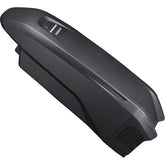 Shimano STEPS BT-E8014 418Wh e-bike battery mounted on down tube, black waterproof design, bike components for Shimano e-bike systems.
