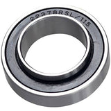 M Part bicycle cartridge bearing MR22237B 2RS, 22x23x7/11.5mm, showing the bearing's rubber seals and metal exterior.