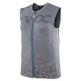 EVOC Women's protector vest with LITESHIELD PLUS back protector and EVA padding, designed for safety and comfort.