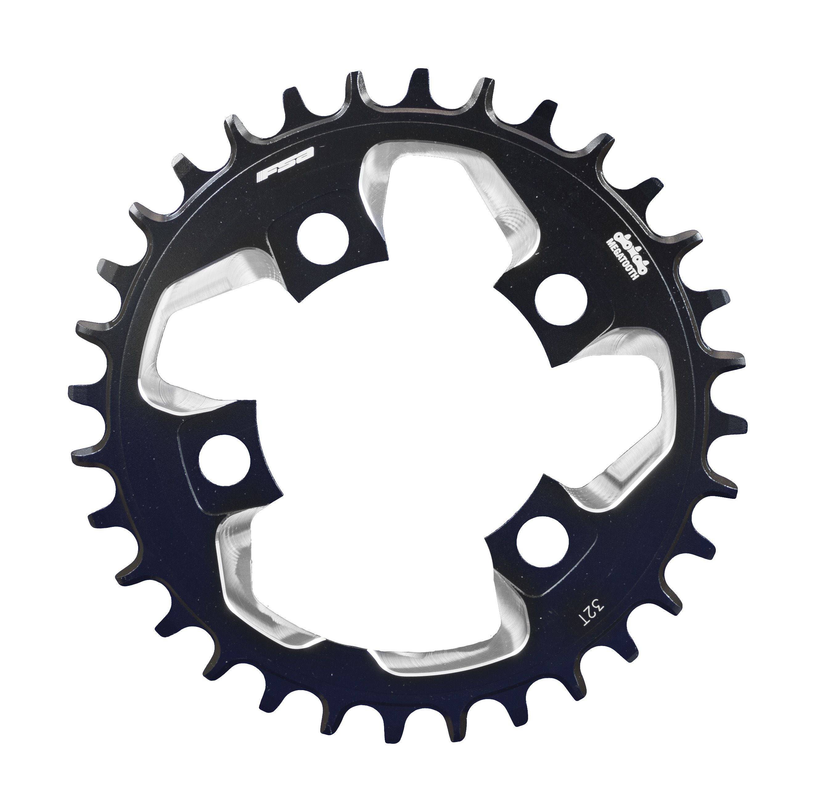 FSA Afterburner ABS MTB 1x11 chainring made of CNC machined aluminum with 76 BCD for mountain bike components.