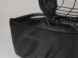 AtranVelo Rainy Duo Cover for basket with window and zipper access, waterproof rain cover for bike accessories.