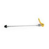 Burley front yoke quick release skewer for Coho XC trailer accessory, metal bike part with quick-release mechanism.