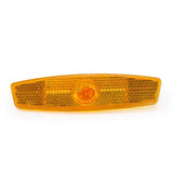 Burley Amber Wheel Reflector for trailers, enhancing safety and visibility, fits all Burley trailer models.