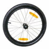 Burley 20-inch replacement wheel with recessed push button for Cub bike trailer, designed for model 2014+ accessories.