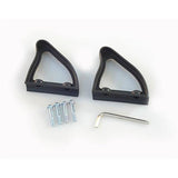Burley bike trailer wheel guards with hardware for 2008+ models, accessory to protect trailer wheels.