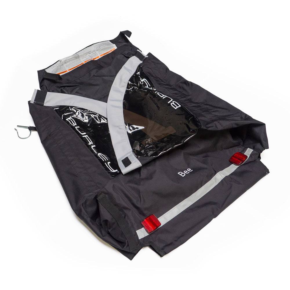 Burley Bee bike trailer replacement floor and side panels, durable accessories for 2014+ models, shown in the image.