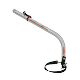 Burley tow bar assembly for bike trailers, compatible replacement part, bike trailer accessory in black with metal components.