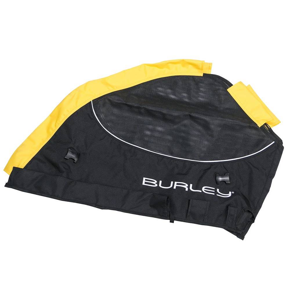Burley Tail Wagon replacement side panels set for 2014-2021 models, showing durable plastic panels with mounting hardware.