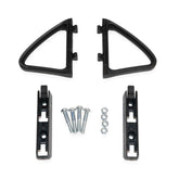 Burley bike trailer wheel guards with hardware for 2008+ models, protective accessories for bike trailers.