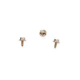 Burley Frame Snap Stud replacement accessory for bike trailer fabric attachment, shown in a close-up image.