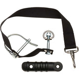 Burley Square Flex Connector Kit with safety strap for bike trailers and tow bars, durable bike trailer accessory.
