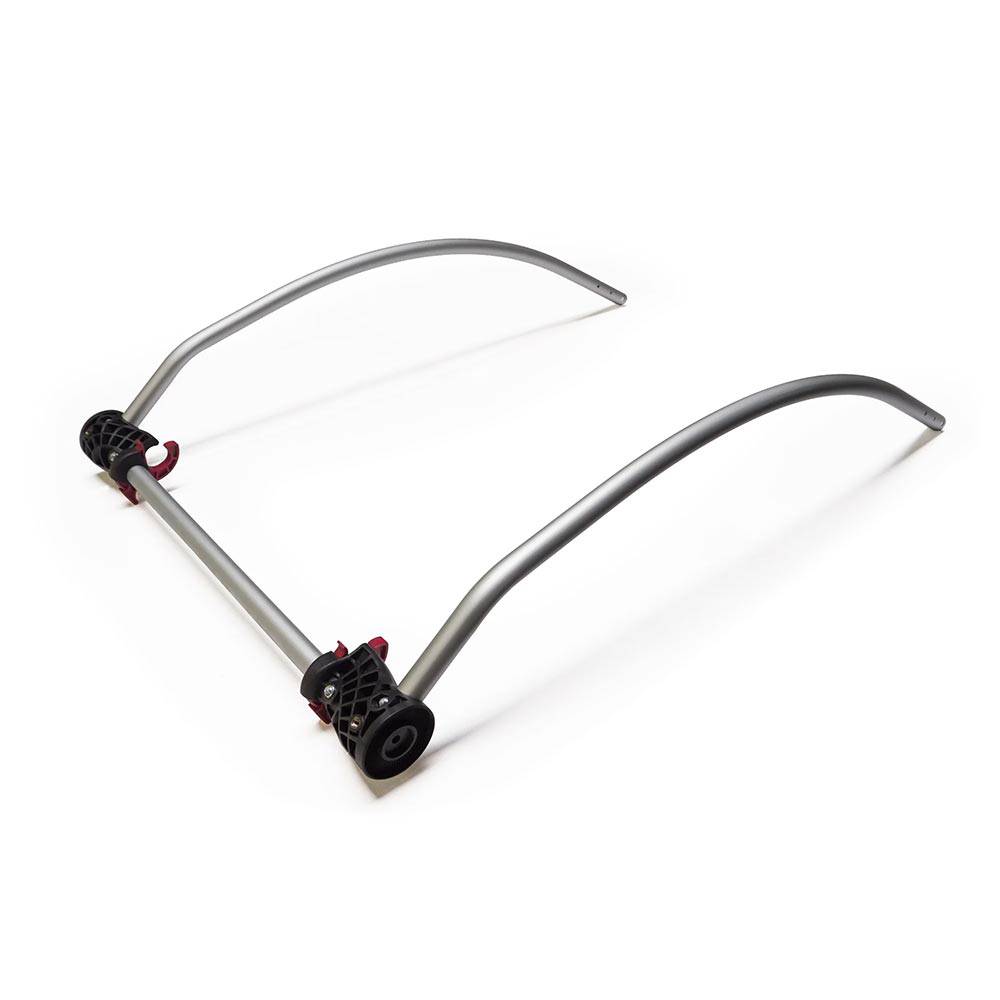 Burley front frame assembly accessory for double trailers, compatible with 2013-2022 models, shown in the image.