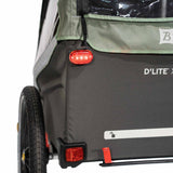 Burley bike trailer light kit with five LED bulbs and four light modes for enhanced visibility and safety during rides.