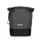 Burley trailer storage bag with roll-top closure and hanging handles for secure protection of accessories.