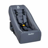 Burley baby seat insert with 5-point harness for infant bike trailer accessory, providing comfort and safety during rides.
