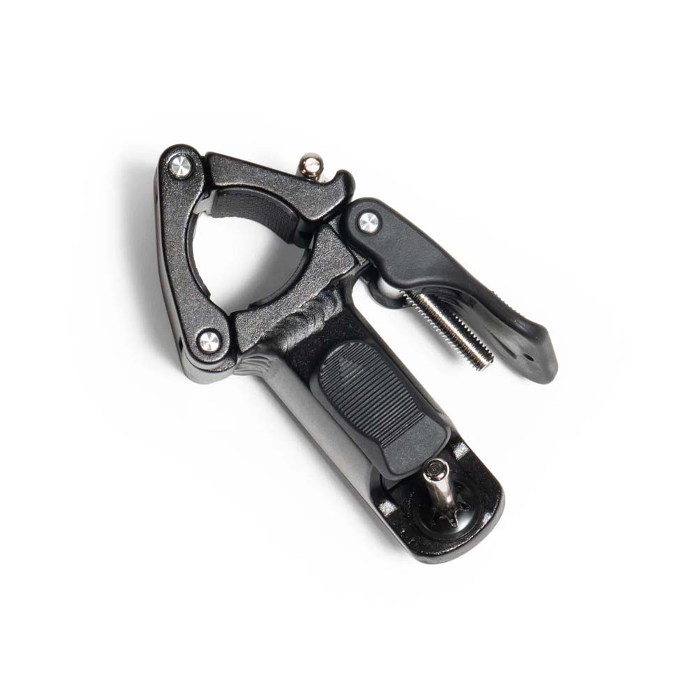 Burley Travoy quick hitch connector accessory for easy, tool-free attachment of bike trailer to bicycles.