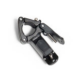 Burley Travoy quick hitch connector accessory for easy, tool-free attachment of bike trailer to bicycles.