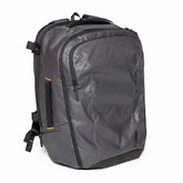 Burley Transit 28L water-resistant backpack with multiple carry options, designed for laptops and accessories, in black.