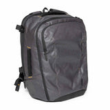Burley Transit 28L water-resistant backpack with multiple carry options, designed for laptops and accessories, in black.