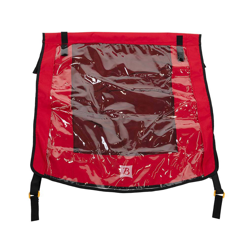 Burley Honey Bee trailer cover for 2010+ bikes, weather-resistant 2-in-1 protection accessory with non-zip fit.