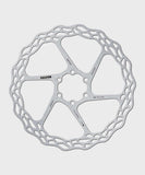 Galfer Wave Road disc brake rotor with 6-bolt mounting for road, gravel, and cyclocross bikes, showcasing its wave design and durable construction.