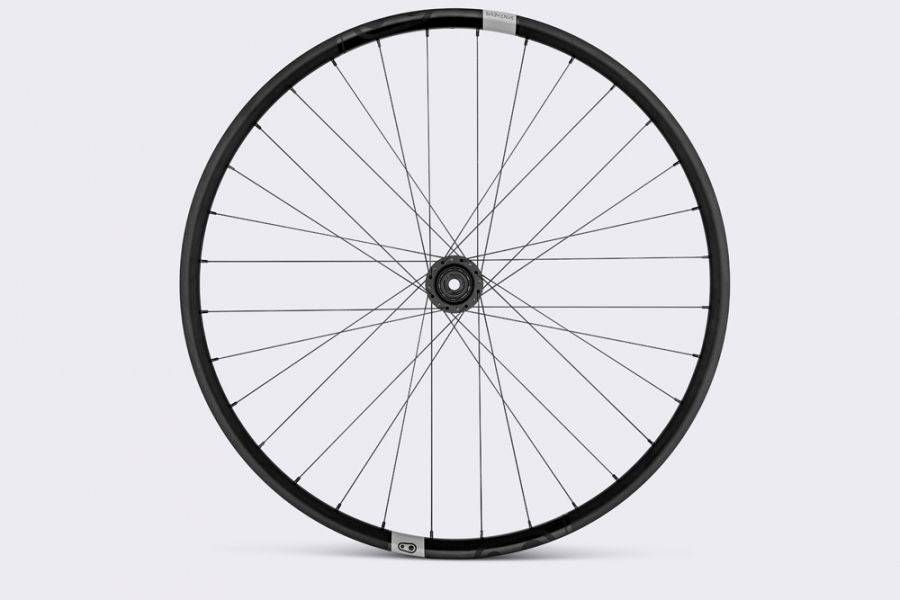 Crank Brothers Synthesis Alloy XCT rear mountain bike wheel with CB hub, featuring durable alloy rim and quick-release skewer.