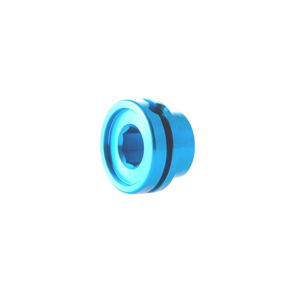 Fox Fork LSC FIT4 remote bearing cable pulley for suspension lockout systems, featuring durable components and precise cable routing.