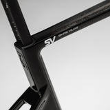 Basso SV Super Record 13x wireless road bike with Campagnolo disc brakes, sleek frame, and aerodynamic design.