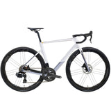 Basso Bikes SV Super Record 13x wireless road bike with Campagnolo disc brakes, showcasing sleek frame and high-performance components.
