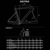 White Basso Astra Ultegra Di2 road bike with Mavic Cosmic S wheels, featuring a sleek frame and aerodynamic design.