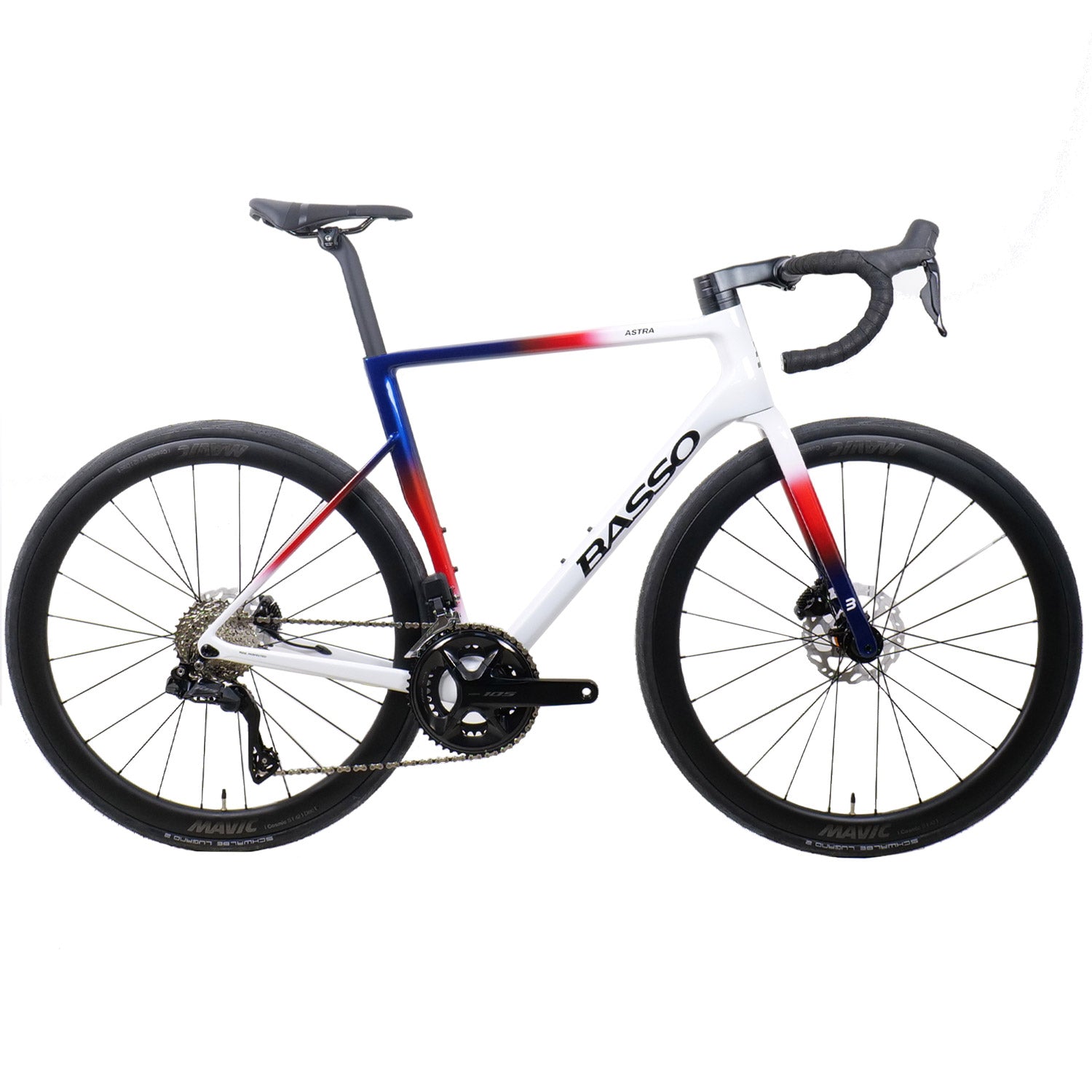 basso road bike astra 105 di2 cosmic s chroma white bike p137796
