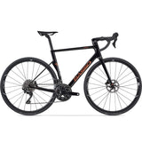 Basso Venta R 105 12-speed microtech road bike with lightweight frame and Italian craftsmanship, shown in a sleek profile.