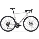 Basso Venta R 105 12-speed microtech road bike showcasing sleek frame, drop handlebars, and lightweight Italian craftsmanship.