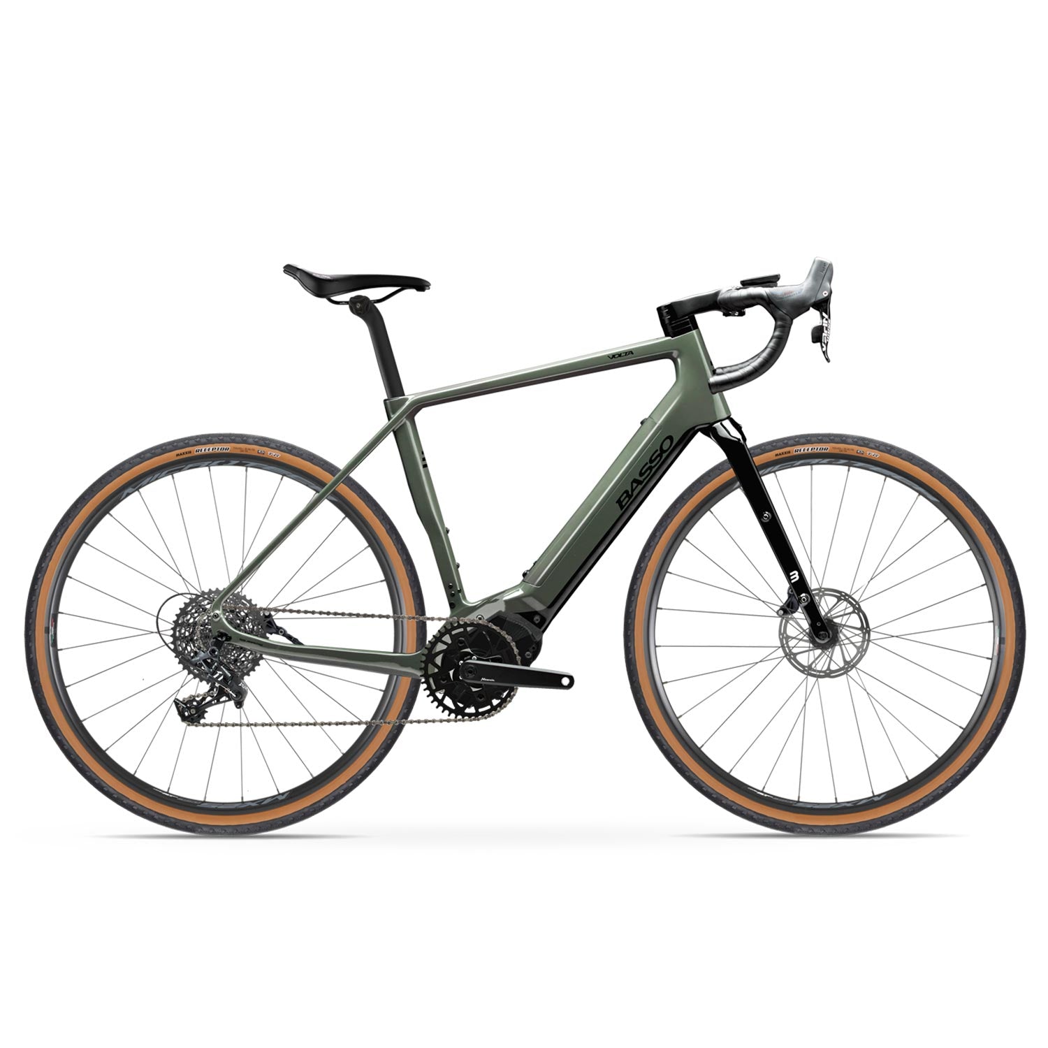basso gravel bike volta gravel apex 1x11 military green e bike p112374