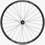 M Part Wheels gravel front wheel with DT 370 hub, 650B size, 100x12mm thru-axle, black TLR rim, durable bike component